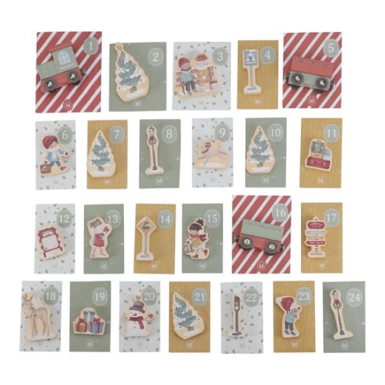 Slika Adventski kalendar Vlak - Little Dutch