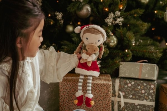 Slika Lutka Rosa Christmas Doll M (35 cm) - Little Dutch