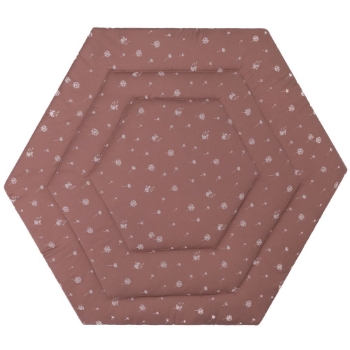Slika Podloga Jersey za vrtić Prag/Atena Hexagon, Dandelion pink Fillikid 