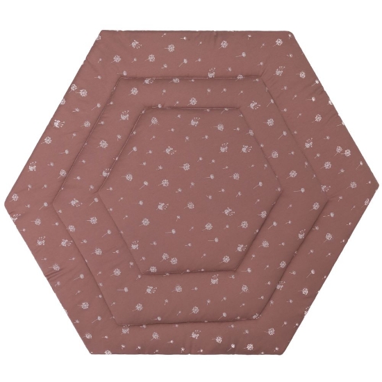 Slika Podloga Jersey za vrtić Prag/Atena Hexagon, Dandelion pink Fillikid 