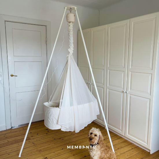 Slika Membantu osnovni stalak za kolijevku – Bijeli