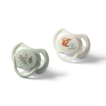 Slika Ortodontska simetrična duda GLOW 6-18 mj, 2 kom BabyOno 