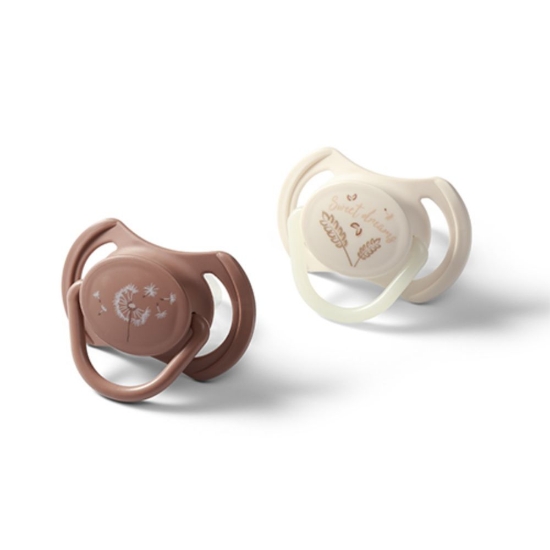 Slika Ortodontska simetrična duda GLOW 18 mj+, 2 kom BabyOno 