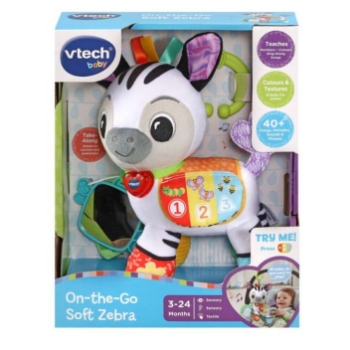 Prikažite detalje za Mekana zebra On-the-Go 550803 VTECH  Slika Mekana zebra On-the-Go 550803 VTECH