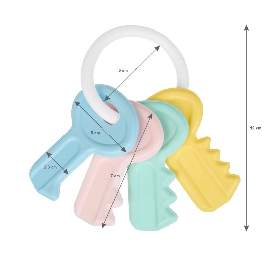 Slika Zvečka za bebe - ključevi AKUKU 