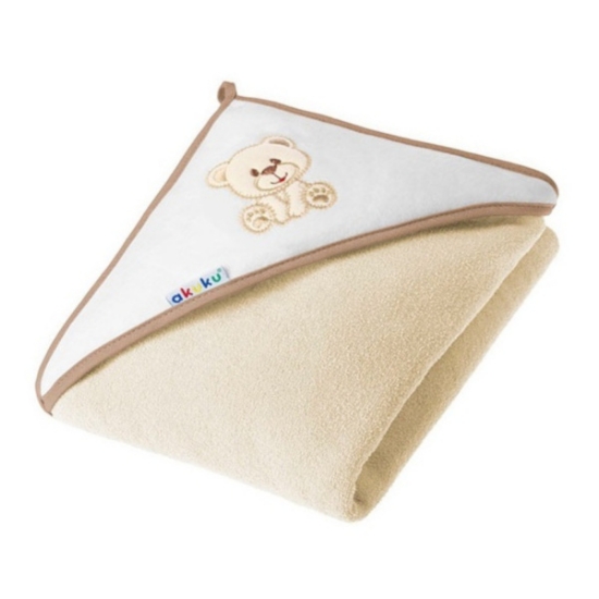 Slika Dječji ručnik sa kapuljačom 100x100 AKUKU 