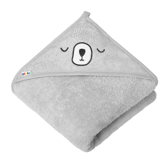 Slika Dječji ručnik sa kapuljačom 100x100 AKUKU 