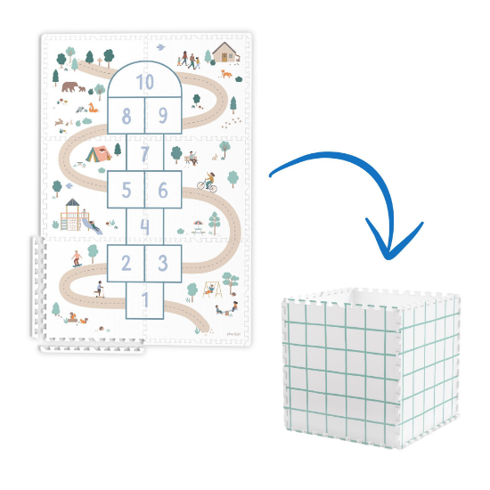 Slika Podloga za igru/puzzle - Školica (120 x180 cm)