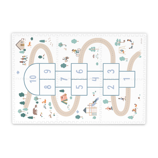 Slika Podloga za igru/puzzle - Školica (120 x180 cm)