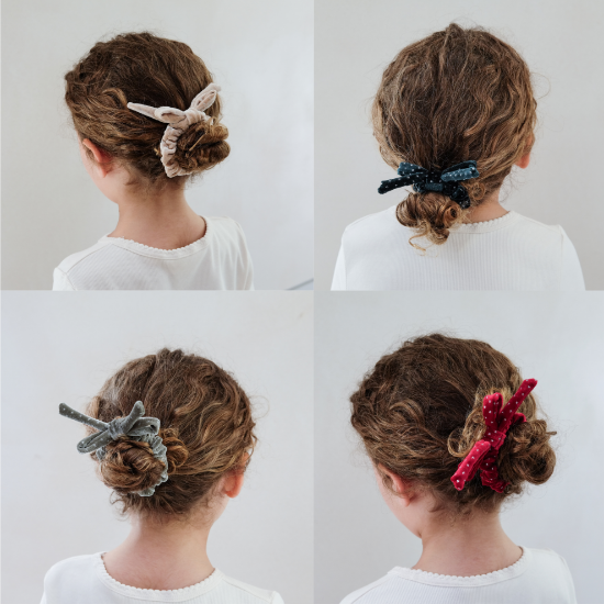 Slika Dječje gumice za kosu - Božić (scrunchies)