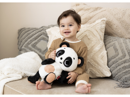 Slika Igračka Panda Snuggly Buddy - Black & White Tiny Love