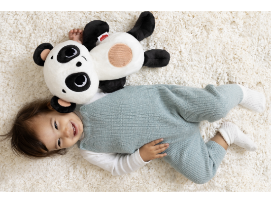 Slika Igračka Panda Snuggly Buddy - Black & White Tiny Love