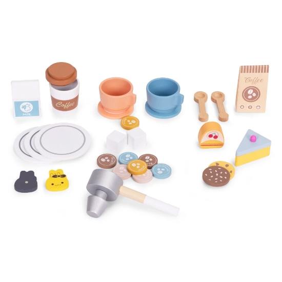 Slika Drveni aparat za kavu 2u1 Ecotoys 