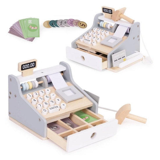 Slika Drvena blagajna 3 god+ Ecotoys 