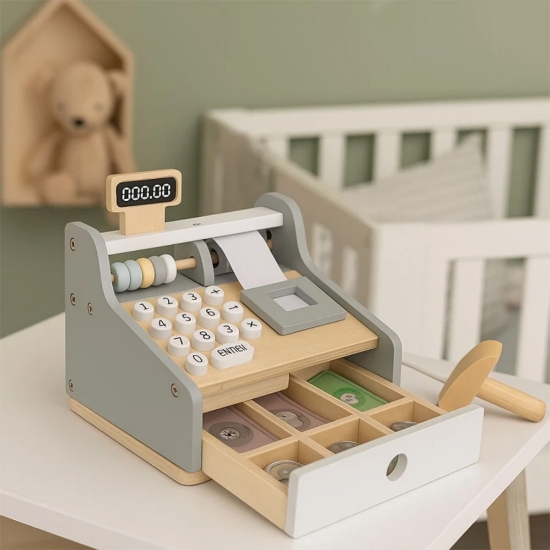 Slika Drvena blagajna 3 god+ Ecotoys 