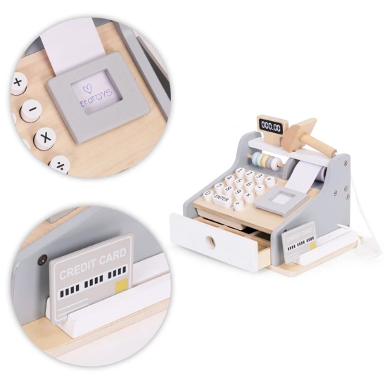 Slika Drvena blagajna 3 god+ Ecotoys 