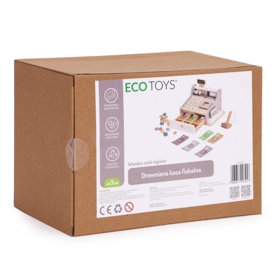 Slika Drvena blagajna 3 god+ Ecotoys 