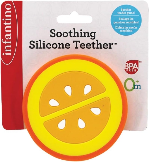 Slika Silikonska grickalica - Naranča Infantino 