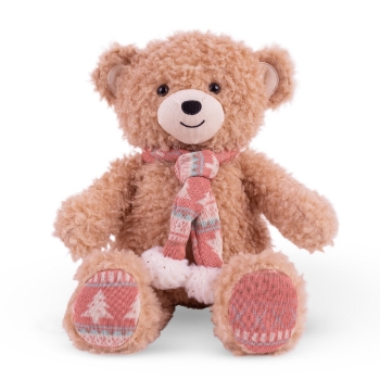 Slika Plišana igračka Medo sa šalom 32 cm Amek 