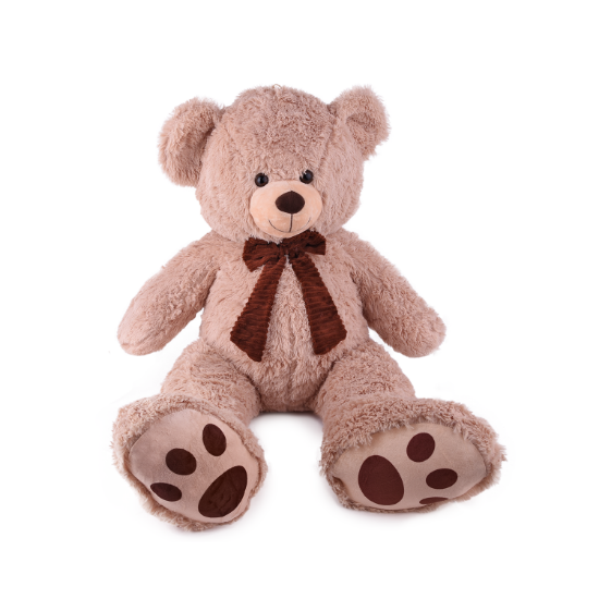 Slika Plišana igračka Medo s vrpcom 100 cm - Bež Amek 