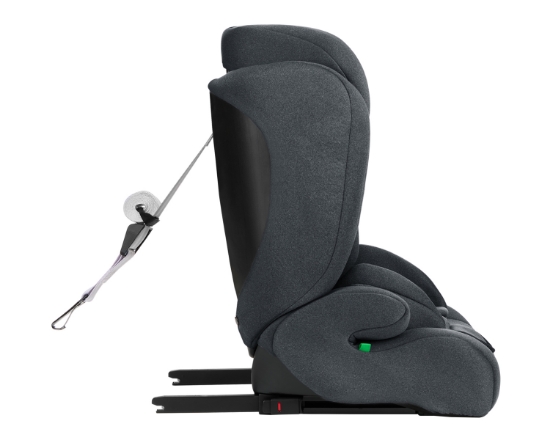 Slika Autosjedalica i-Cross i-Size, Grupa 1, 2, 3 (9-36 kg) (76-150 cm) - Tamno Siva Kikka Boo