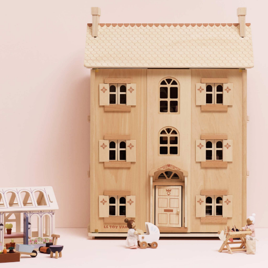 Slika Drvena kućica za lutke