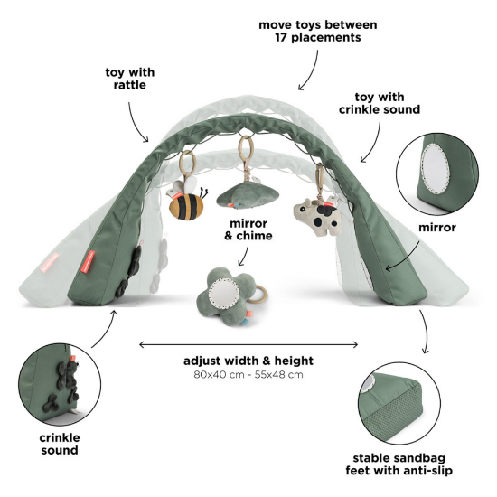 Slika Aktivni luk za igru - Tiny farm Green