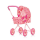 KOLICA ZA LUTKE "EMILY" cupcakes Chipolino 