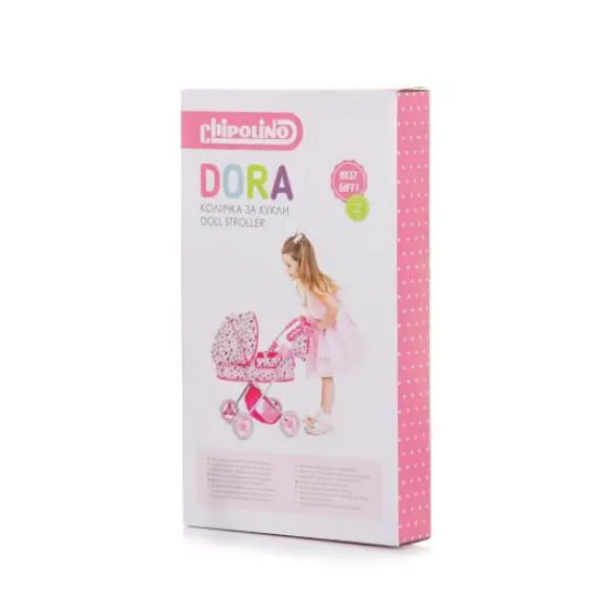 Slika KOLICA ZA LUTKE "DORA" butterflies Chipolino 