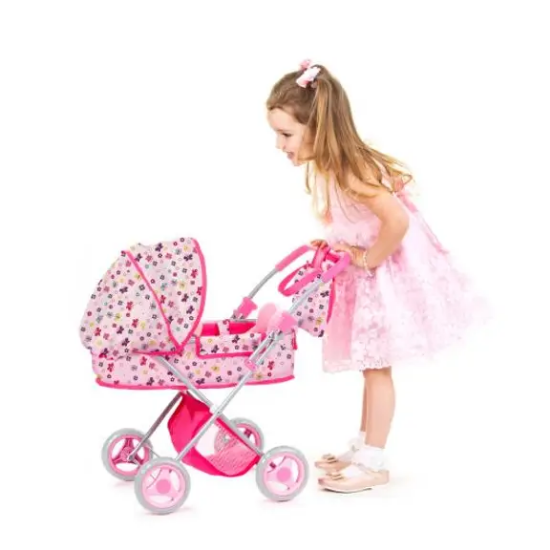 Slika KOLICA ZA LUTKE "DORA" butterflies Chipolino 