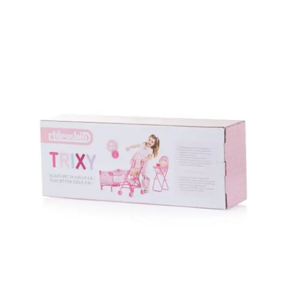 Slika Set za lutke 3u1 "Trixy" unicorns Chipolino 