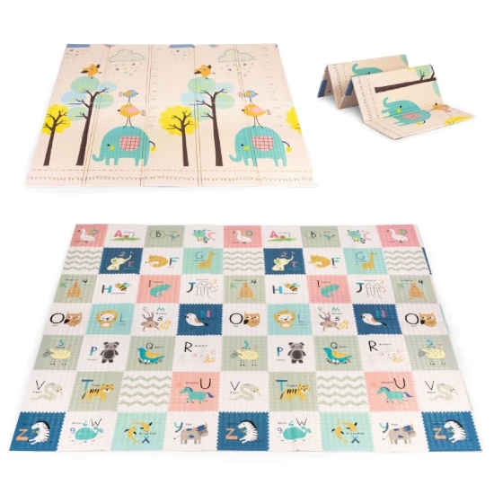 Slika Edukativna pjenasta dvostrana podloga, Abeceda 150x200 cm 