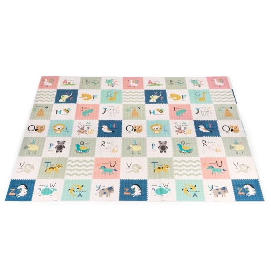 Slika Edukativna pjenasta dvostrana podloga, Abeceda 150x200 cm 