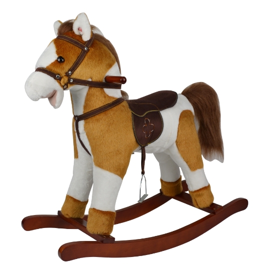 Slika Konjić na ljuljanje - Smeđe Bijeli Bertonne 