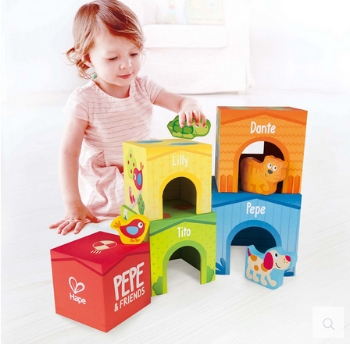 Slika Toranj prijateljstva, kocke Hape 