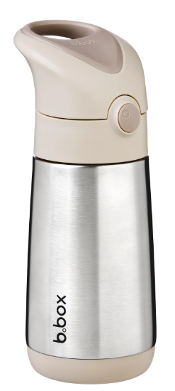 Slika Termo bočica sa slamkom, 350ml - latte b.box 