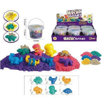 Slika Kinetički pijesak za oblikovanje, Dinosauri,  dp 6/1