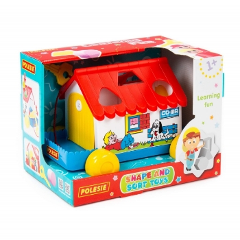 Slika KUĆICA NA KOTAČIMA – Slagalica