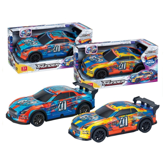 Slika Trkaći auto na zamašnjak s efektima