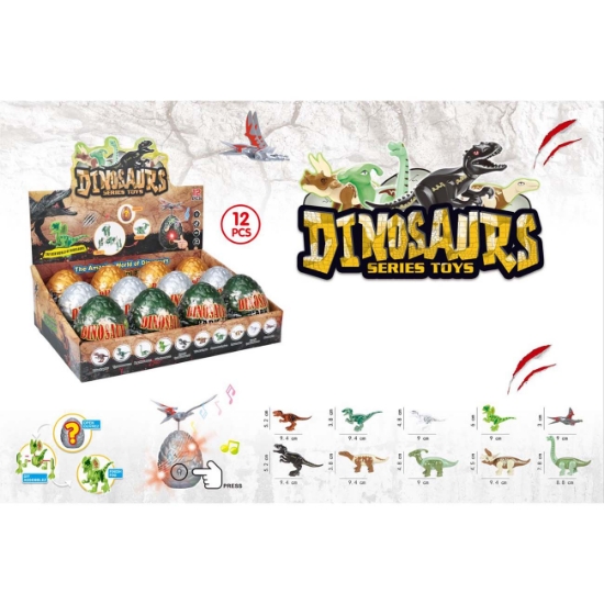 Slika DIY igračka, Dino jaje iznenađenja, Dinosauri (12/1)