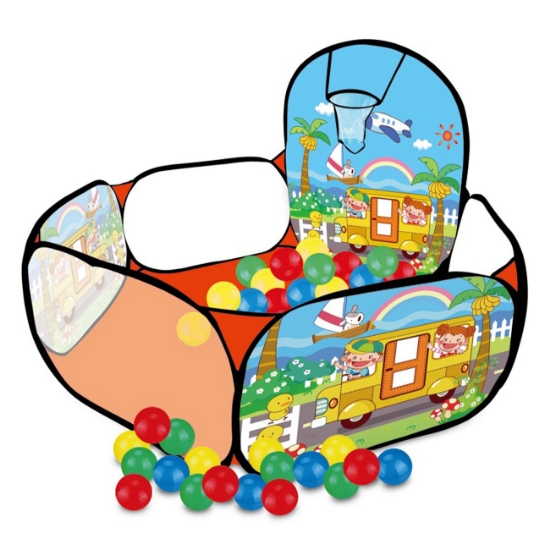 Slika Kućica igraonica crveno-plava