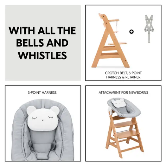 Slika Hranilica Alpha Newborn Set Pre - Nature Siva - Hauck