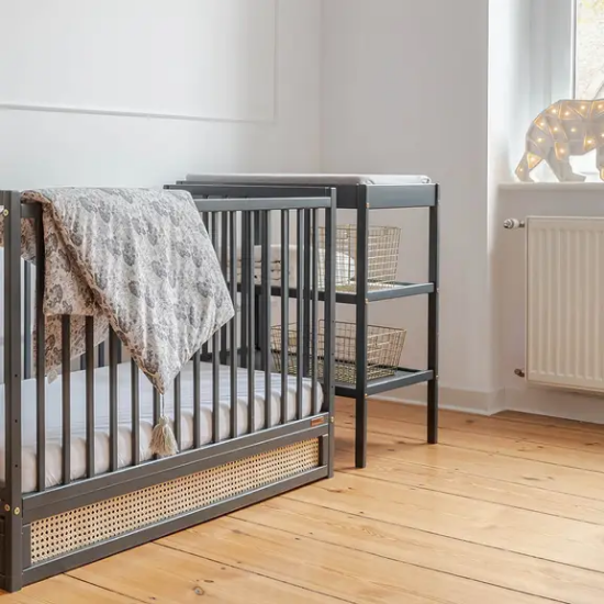 Slika Krevetić Boho Cot anthracite - Woodies