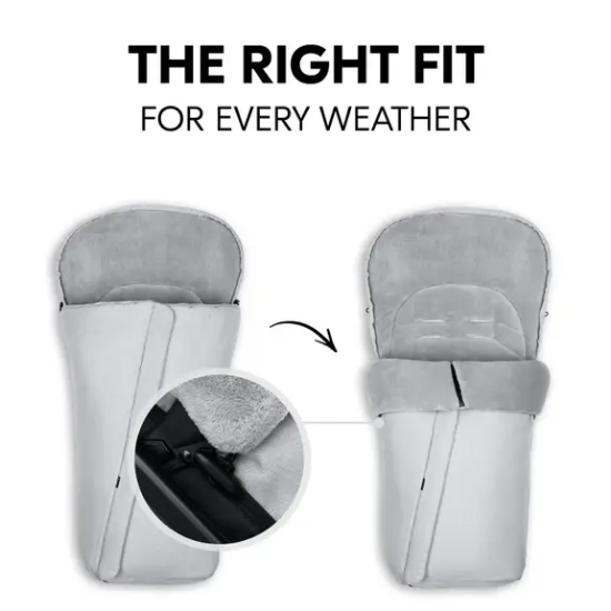 Slika Zimska vreća za kolica Winter Grey - Hauck