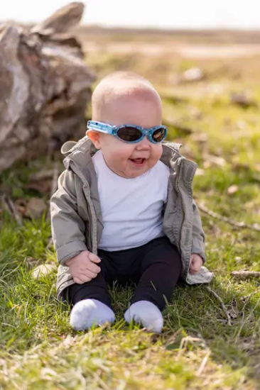 Slika Dječje sunčane naočale Martinique Blue stars (0-24m) - Dooky