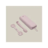 Slika Set silikonskog pribora za jelo Dark Pink - Interbaby