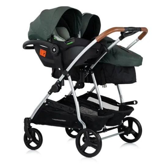 Slika Dječja kolica za blizance ili dvoje djece Duo Smart Basil Chipolino 