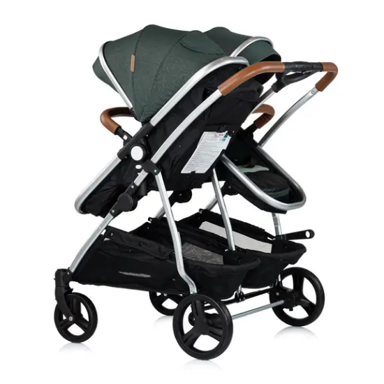 Slika Dječja kolica za blizance ili dvoje djece Duo Smart Basil Chipolino 