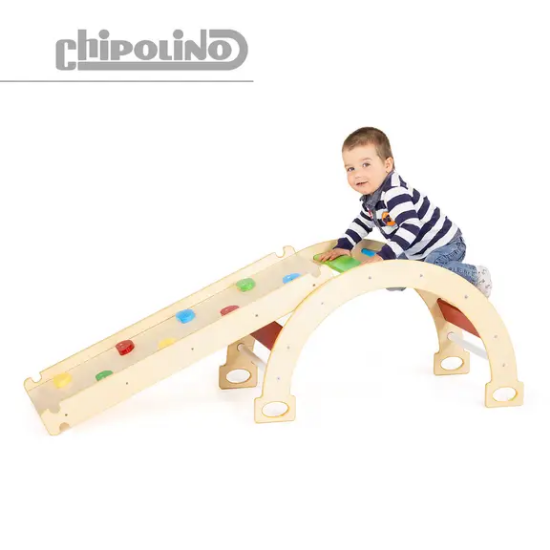 Slika Dječji centar 6u1 (ljestve za penjanje/igračka za ljuljanje/tobogan) Chipolino 