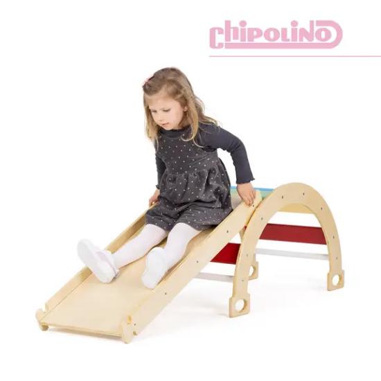 Slika Dječji centar 6u1 (ljestve za penjanje/igračka za ljuljanje/tobogan) Chipolino 